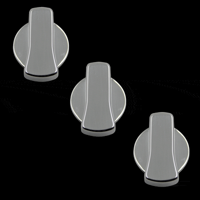 Billet AC Knob Covers (fits 05-09 Mustang)