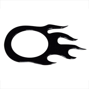 Billet Flame Antenna Surround (fits 05-09 Ford Mustang) UPR