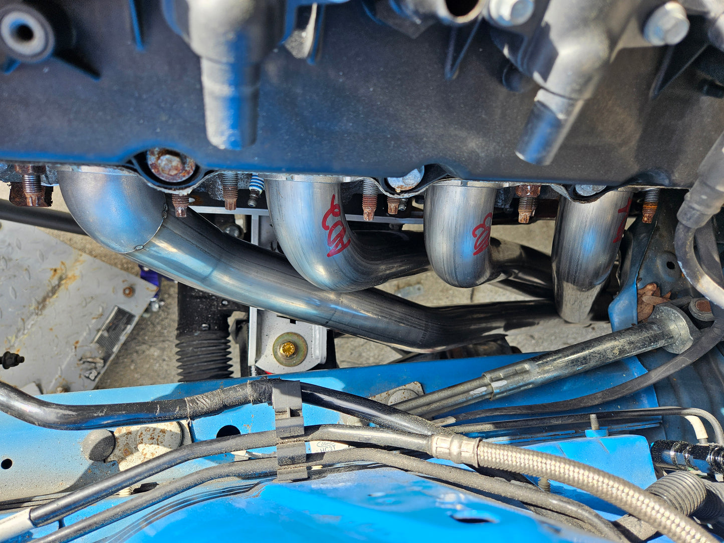 S197/S550 Godzilla Swap Headers 2005-2023 Mustang 7.3L