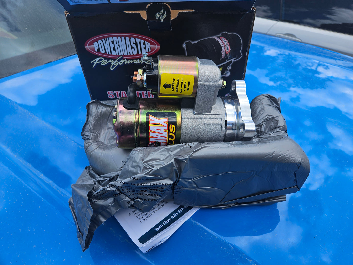 Powermaster Clock-able Starter for 6r80 and Manual Transmission