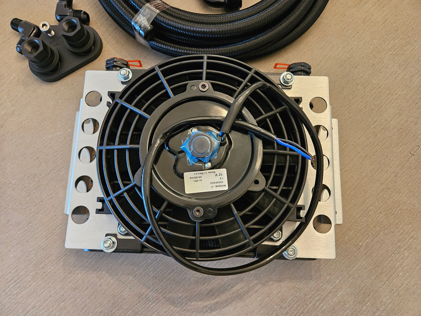 6r80/10r80/10r140 Transmission Cooler Kit with Single Fanned Cooler- COMPLETE KIT