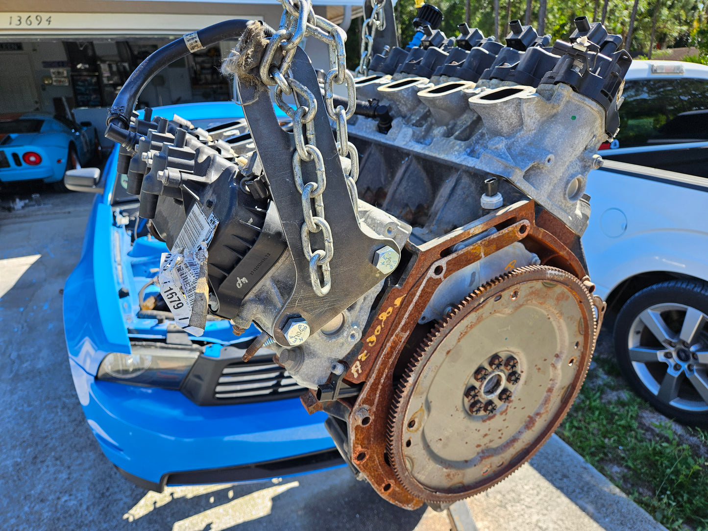 Godzilla 7.3L Engine Lift Plate Brackets with Bolts