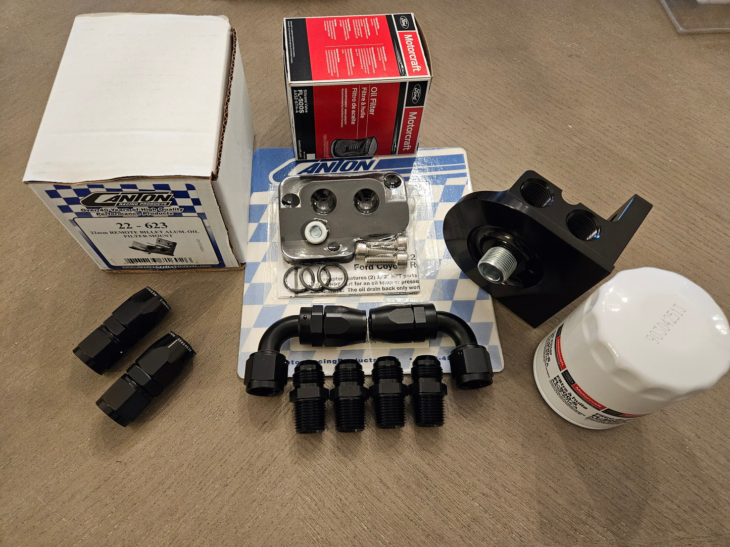 Coyote Oil Filter Relocation Kit for GEN 1/2/3 5.0L