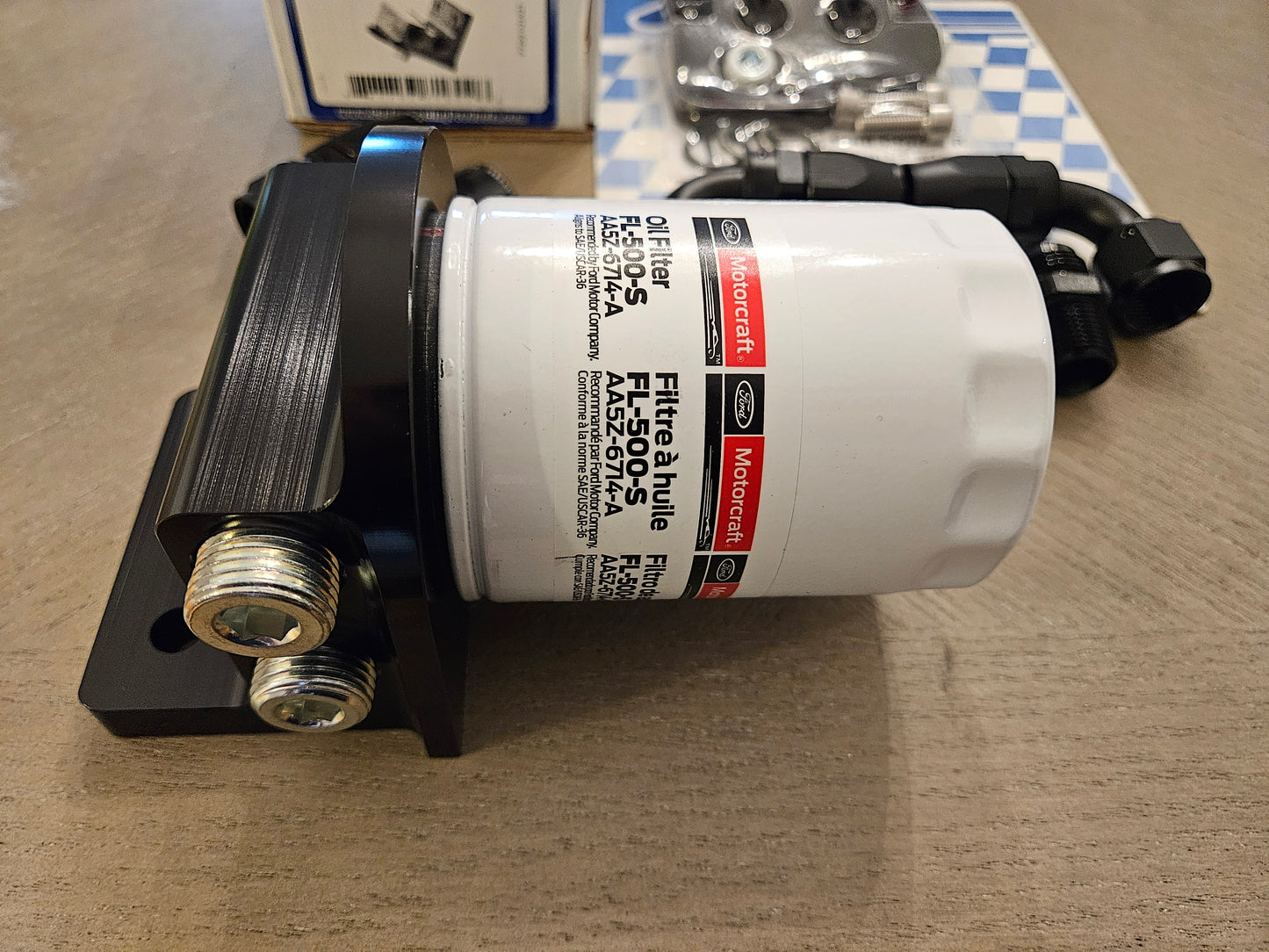 Coyote Oil Filter Relocation Kit for GEN 1/2/3 5.0L