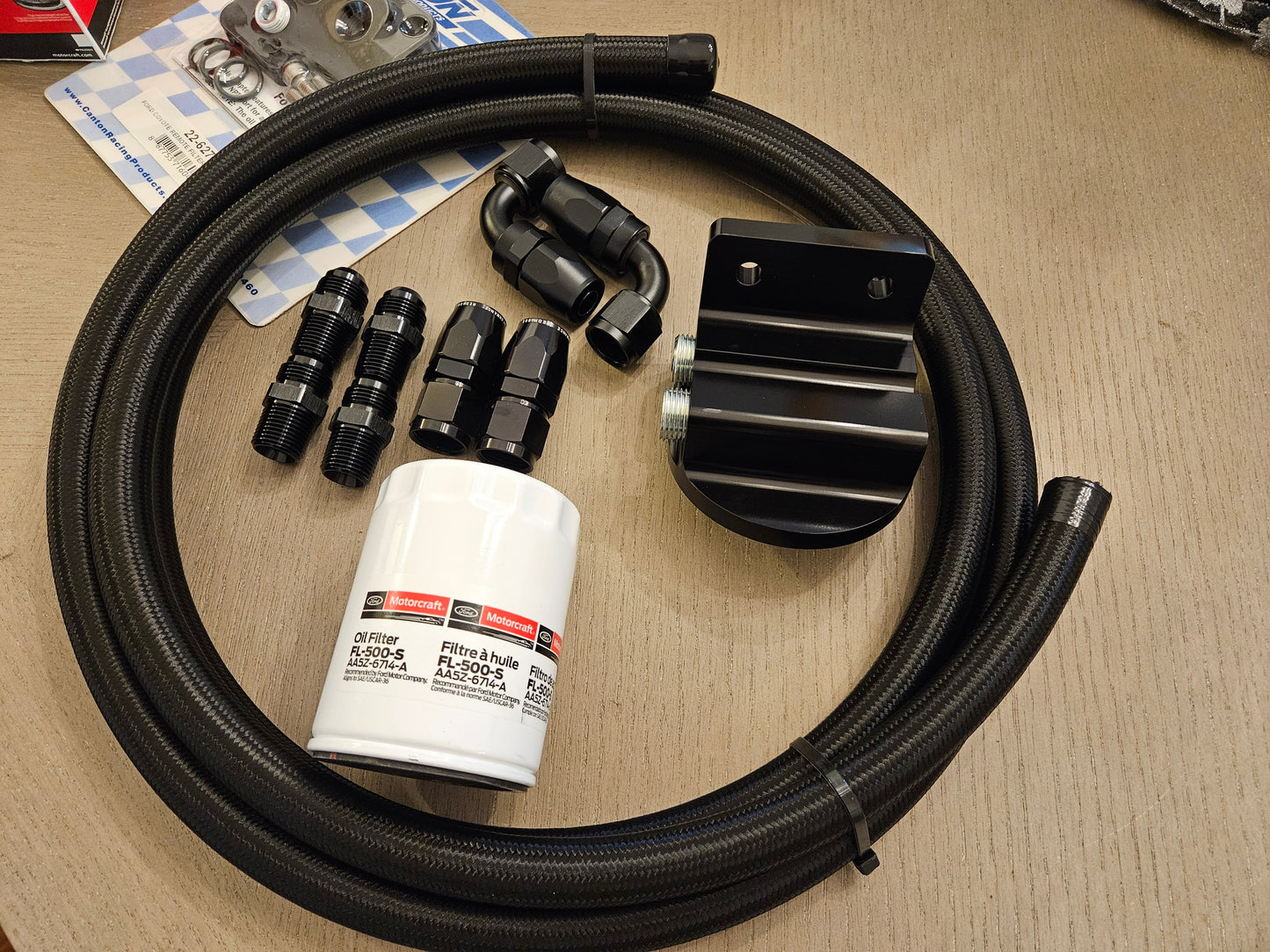 Coyote Oil Filter Relocation Kit for GEN 1/2/3 5.0L