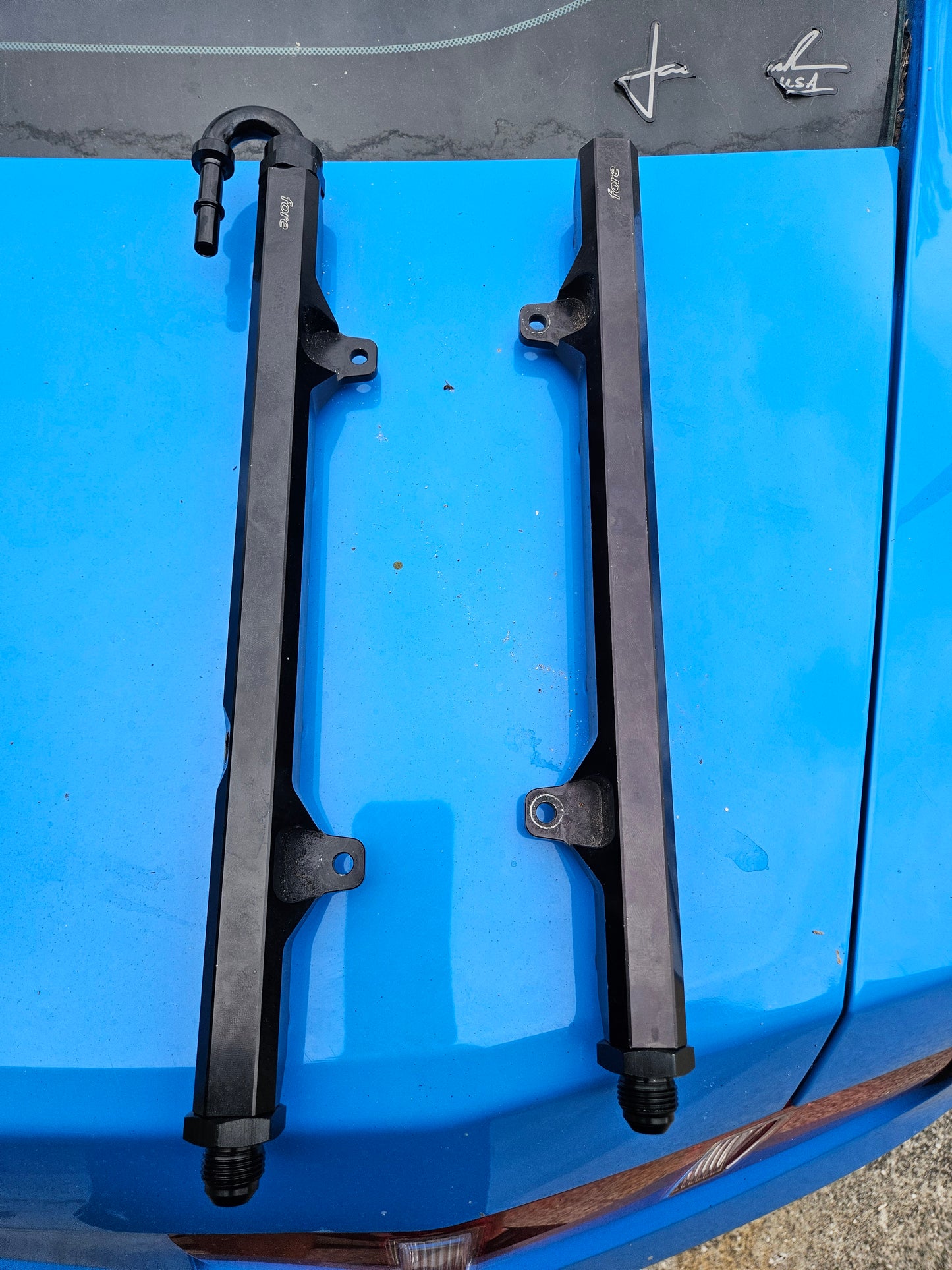 Fore Innovations Coyote 5.0L Fuel Rails. 2011-17 Mustang/F150
