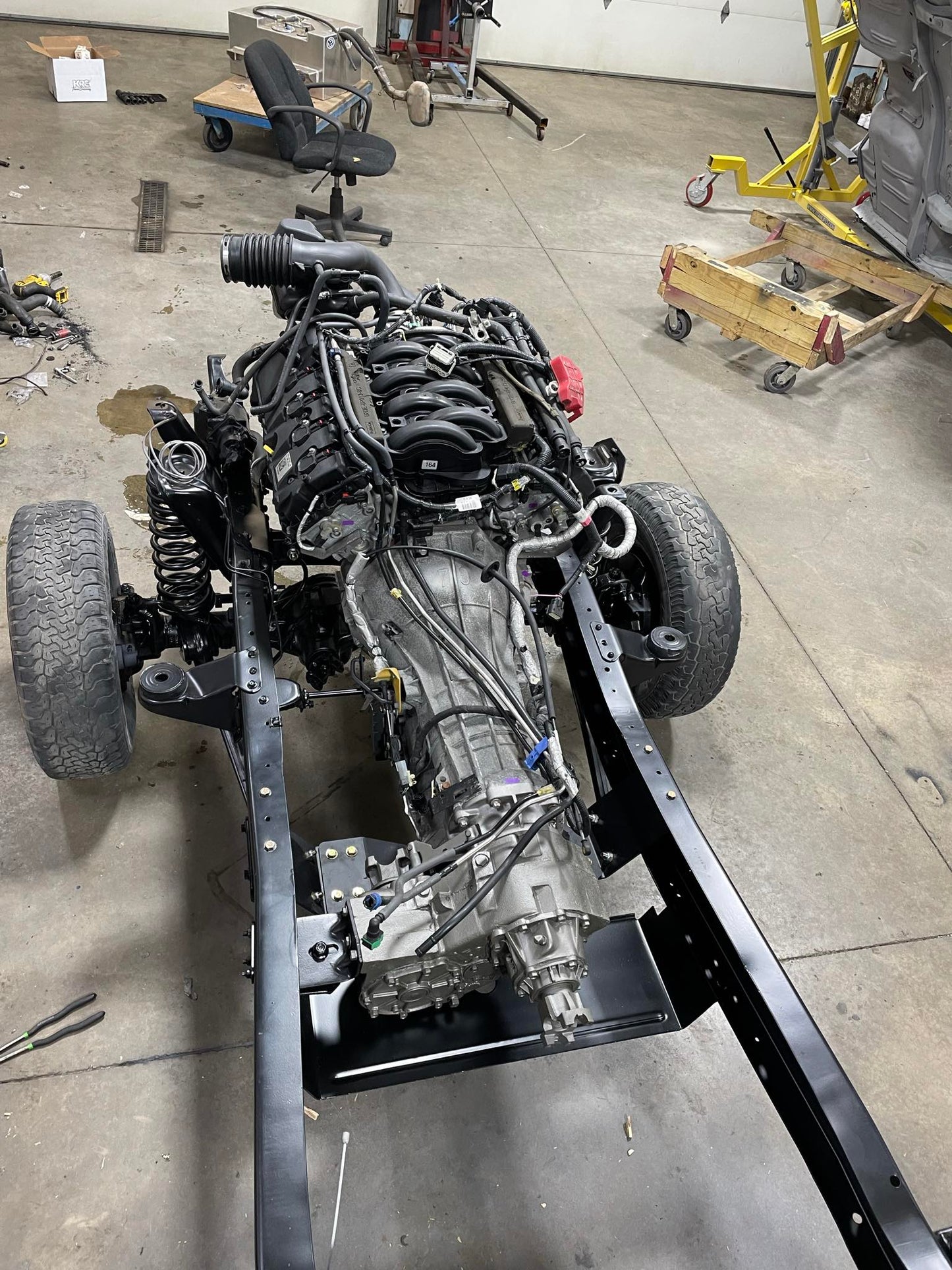 Coyote Swap 1973-79 Ford F100 and Bronco 4x4 Engine & Trans Mount Kit