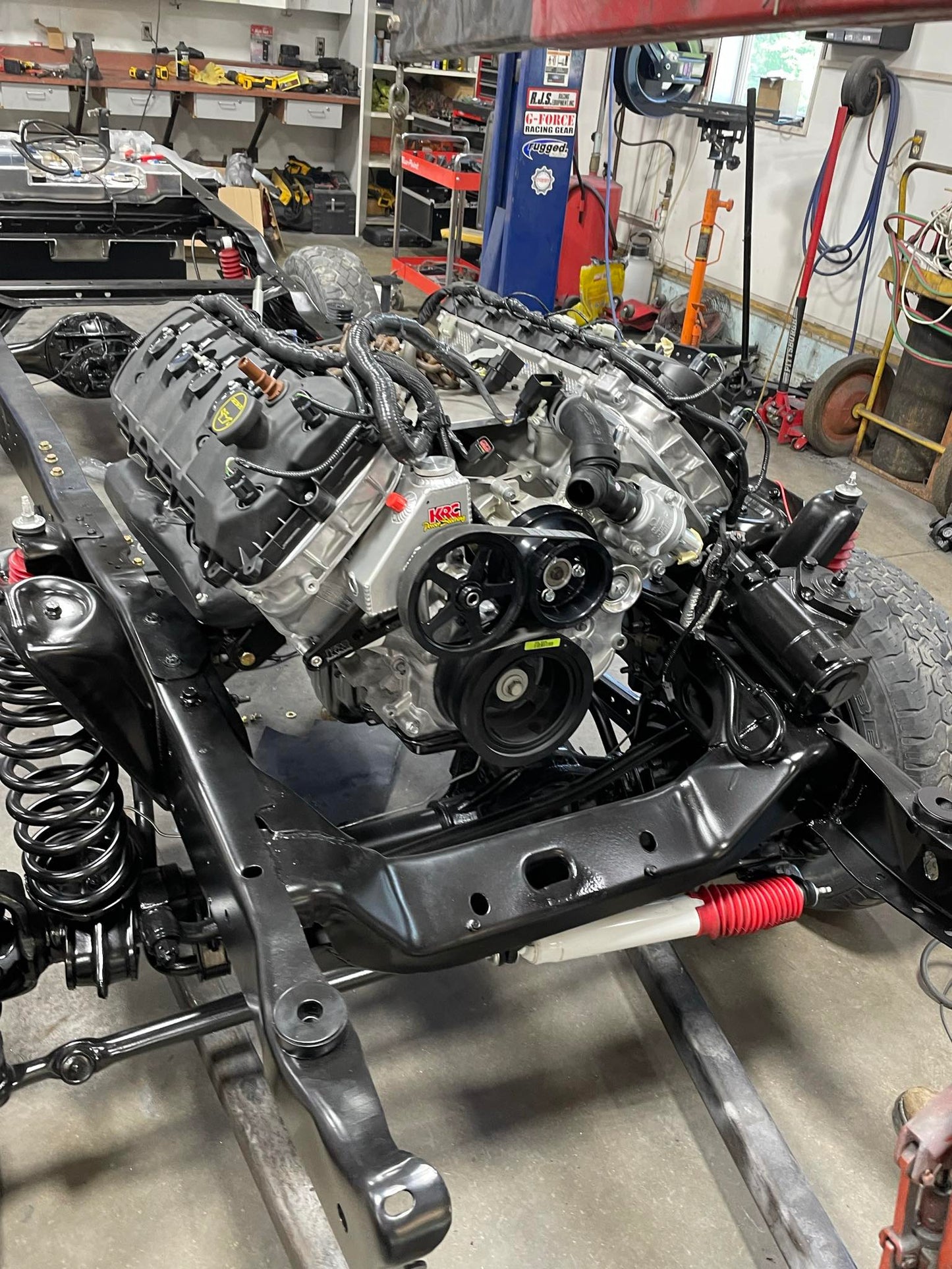 Coyote Swap 1973-79 Ford F100 and Bronco 4x4 Engine & Trans Mount Kit