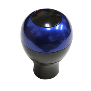 2pc Chameleon Shift Knob Black & Silver (fits 79-04 Ford Truck) UPR