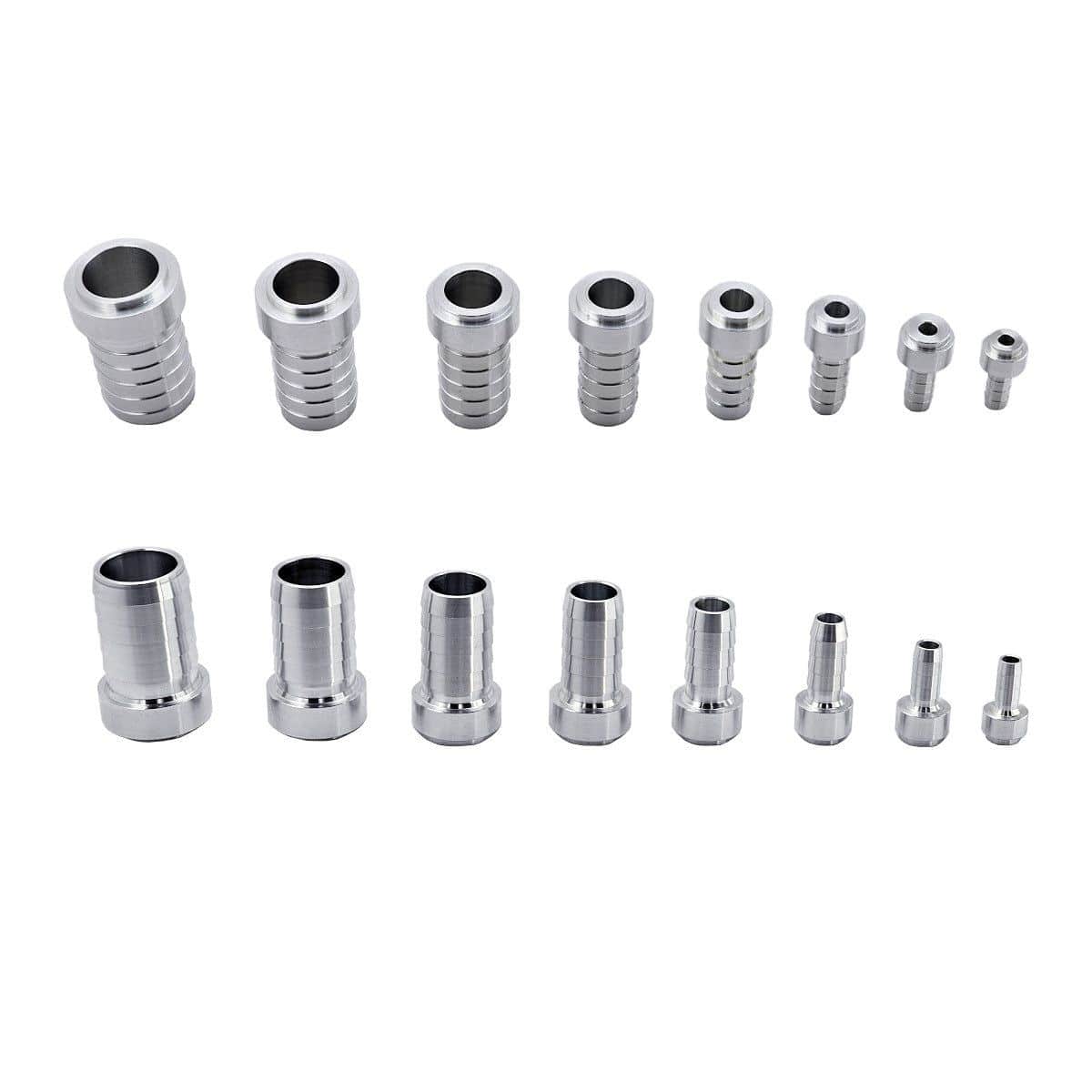 5/8" Barb Weld Bung Aluminum Stepped