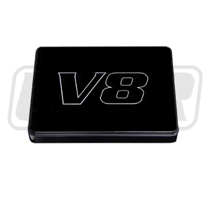 Billet Fuse Box Cover Black Engraved (fits 98-04 Ford Mustang) UPR