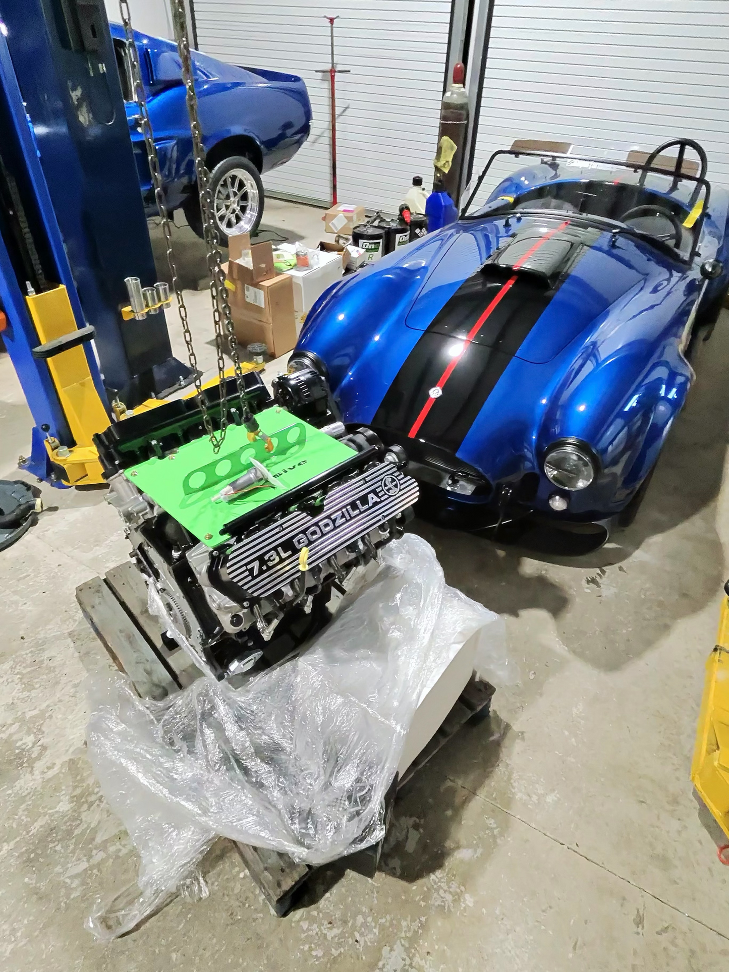 Massive Speed System Godzilla Engine 7.3 6.8 V8 Lift plates