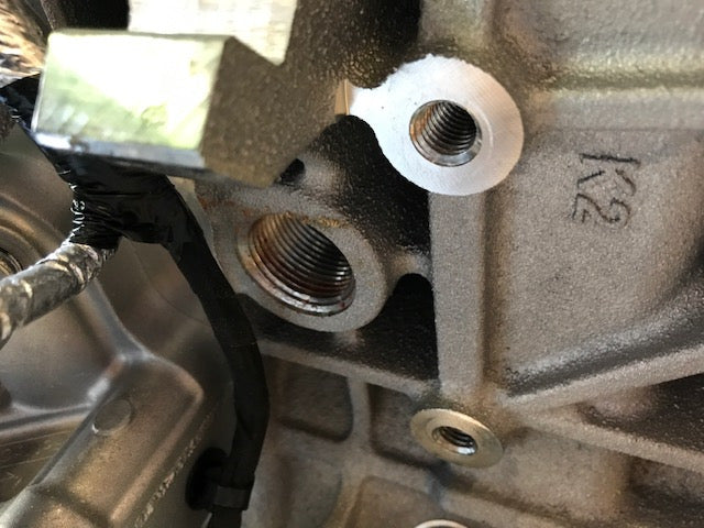 Coyote Coolant Port for Block - 1/8 NPT for Coolant Temp Sender G1/2/3/4 5.0L