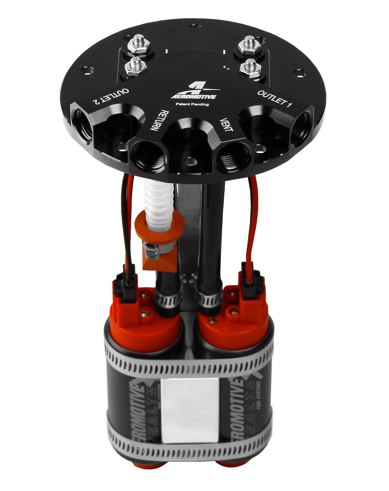 Aeromotive Phantom Twin 340LPH Return Fuel Hat for Boosted Applications