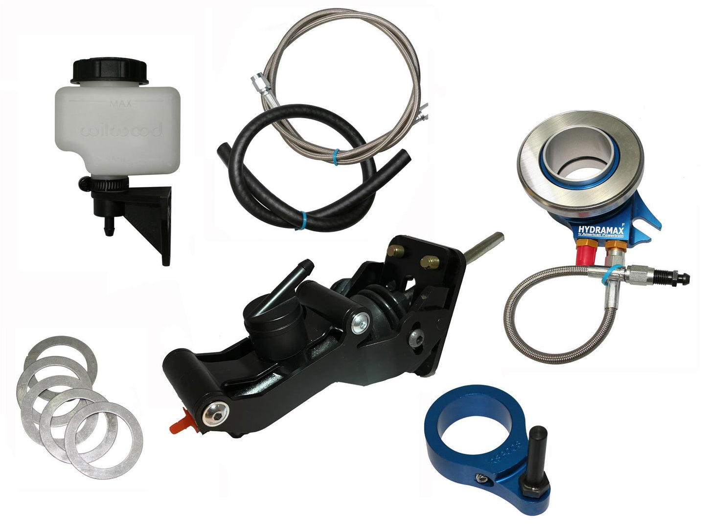 American Powertrain Hydramax Hydraulic Clutch Line Kit with Throw Out Bearing and Lines