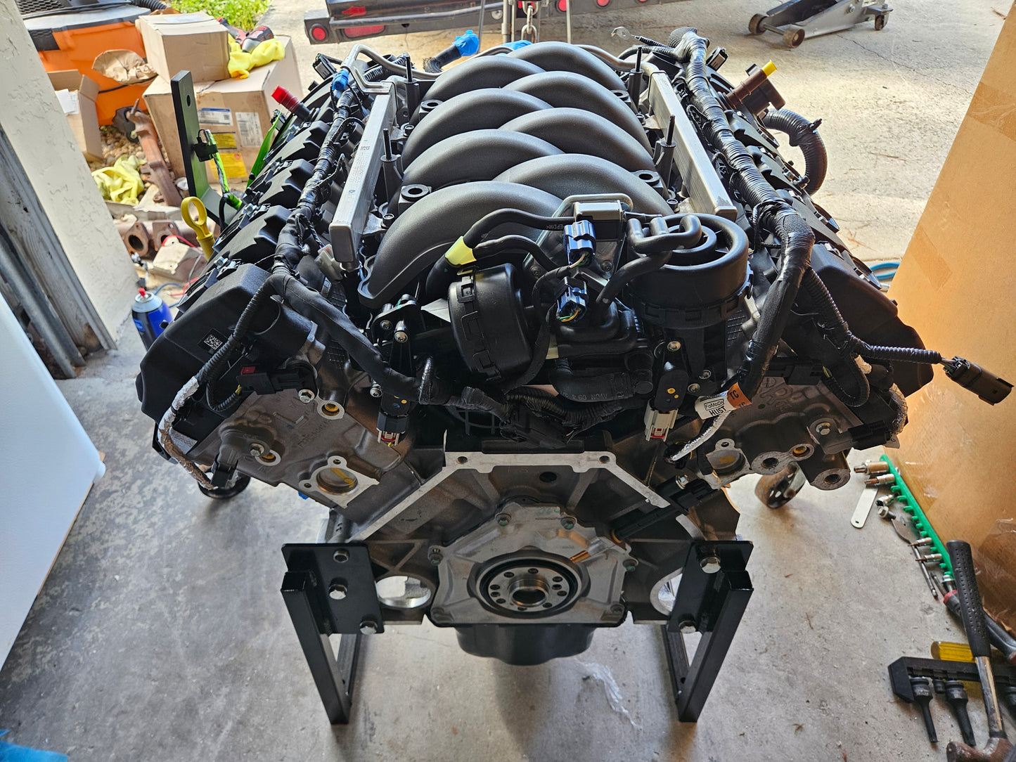 Gen 2 Coyote Crate Engine - 2015-17 Mustang GT Engine w/Engine Stand