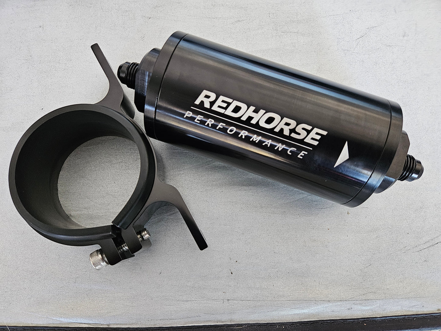 -6 AN Fuel Filter with Bracket
