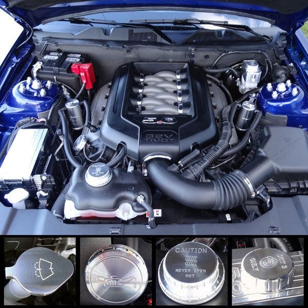 Engine Dress Up Stage 1.2 Kit Polished (fits 11-13 Mustang GT) UPR