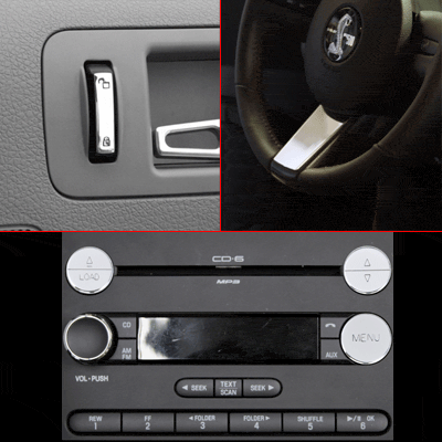 Billet Interior Package Polished (fits 05-09 Mustang) UPR