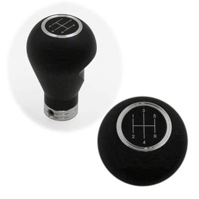 Composite Shift Knob 4.6 5 & 6 Speed Logo (fits 79-14 Ford Mustang)