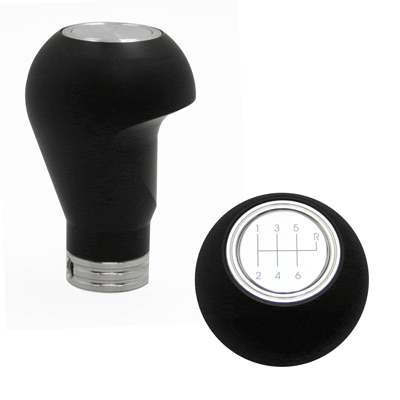 Composite Shift Knob 4.6 5 & 6 Speed Logo (fits 79-14 Ford Mustang)