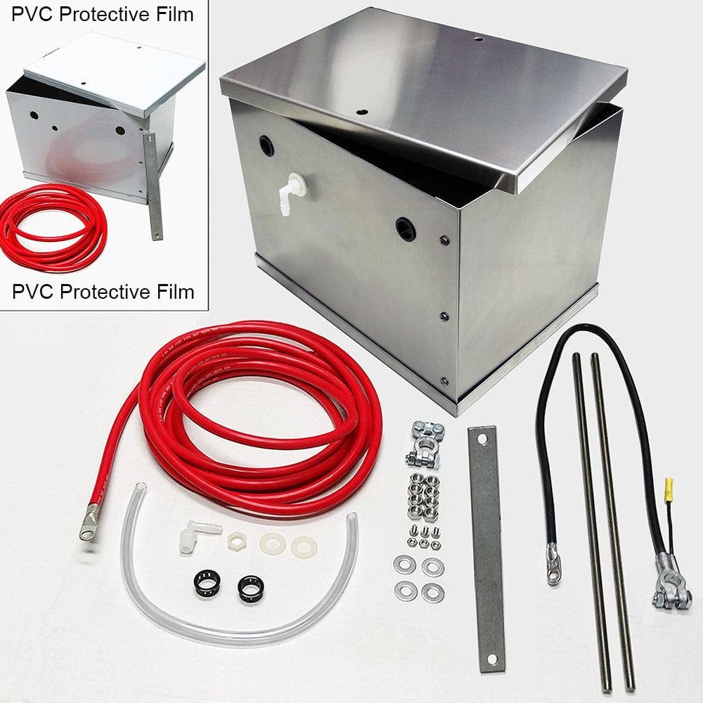 NHRA Legal Universal Aluminum Battery Box Kit