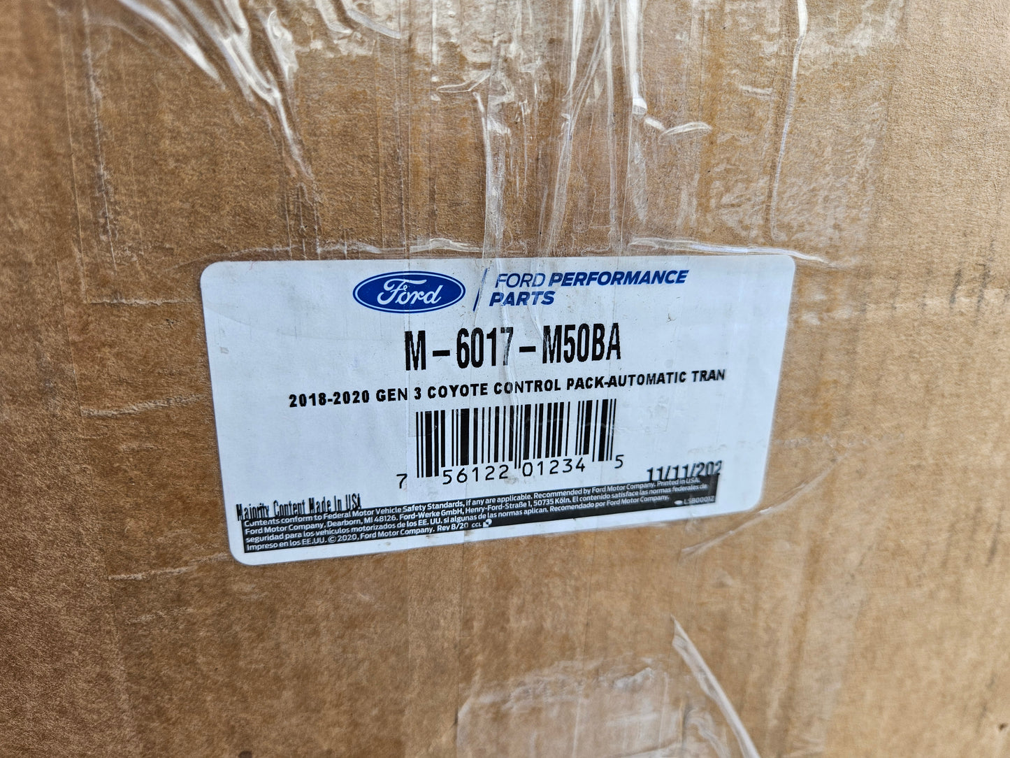 M-6017-M50BA Gen 3 Coyote 10r80 Control Pack 2018+