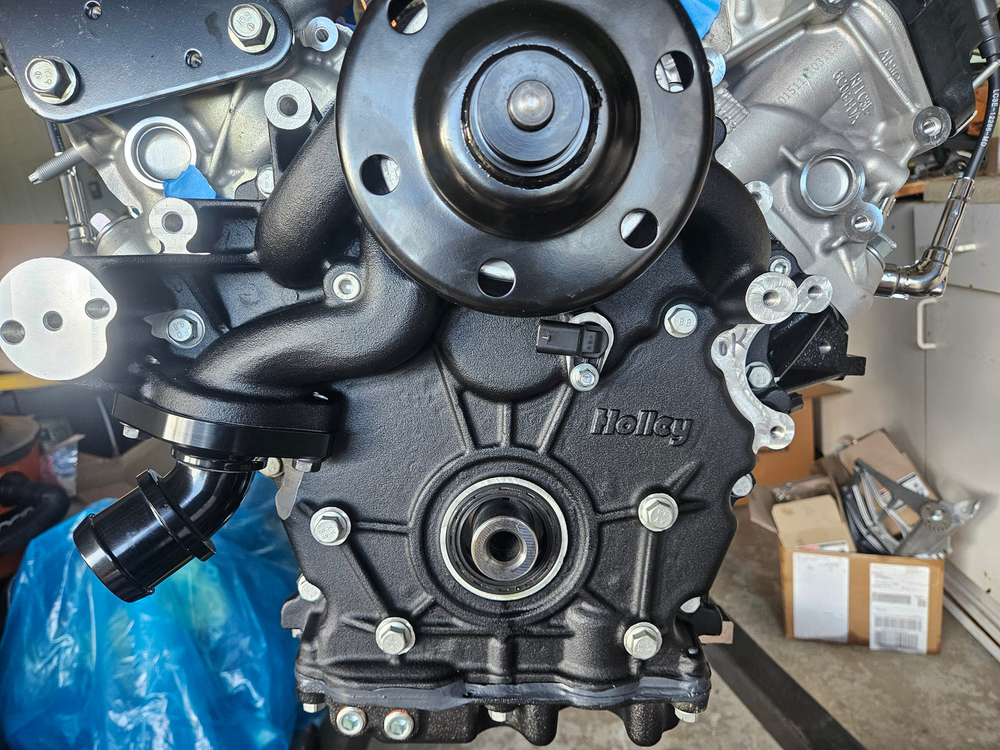 7.3L Godzilla Crate Engine w/Holley Front Dress, Low Profile Oil Pan and Intake Manifold- BUILT TO SUIT