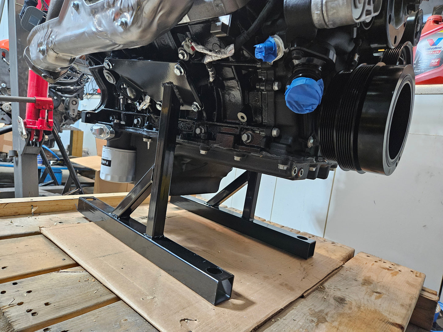 Godzilla Engine Stand and Shipping Cradle - Rolling Stand for 7.3L