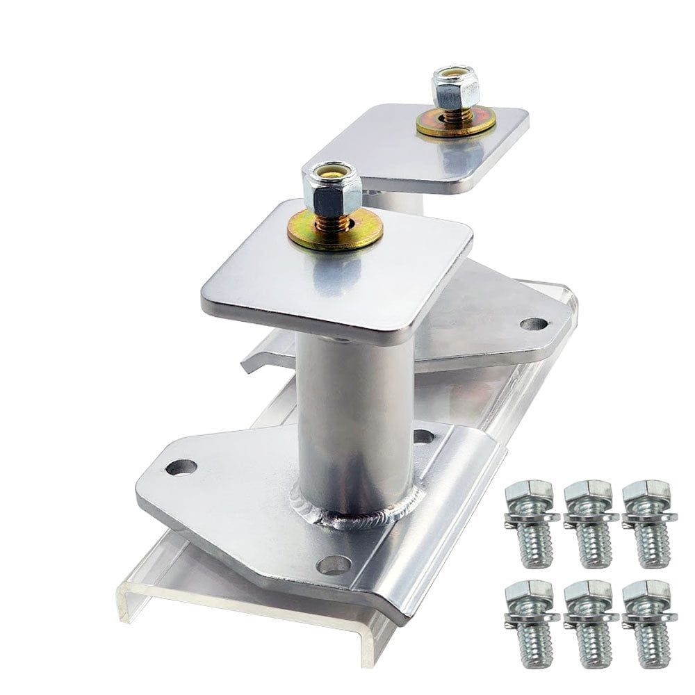 SBC to Fox Body Engine Swap Mount Adapter Plate Kit (fits 79-95 Mustang, Chevy Small Block) UPR