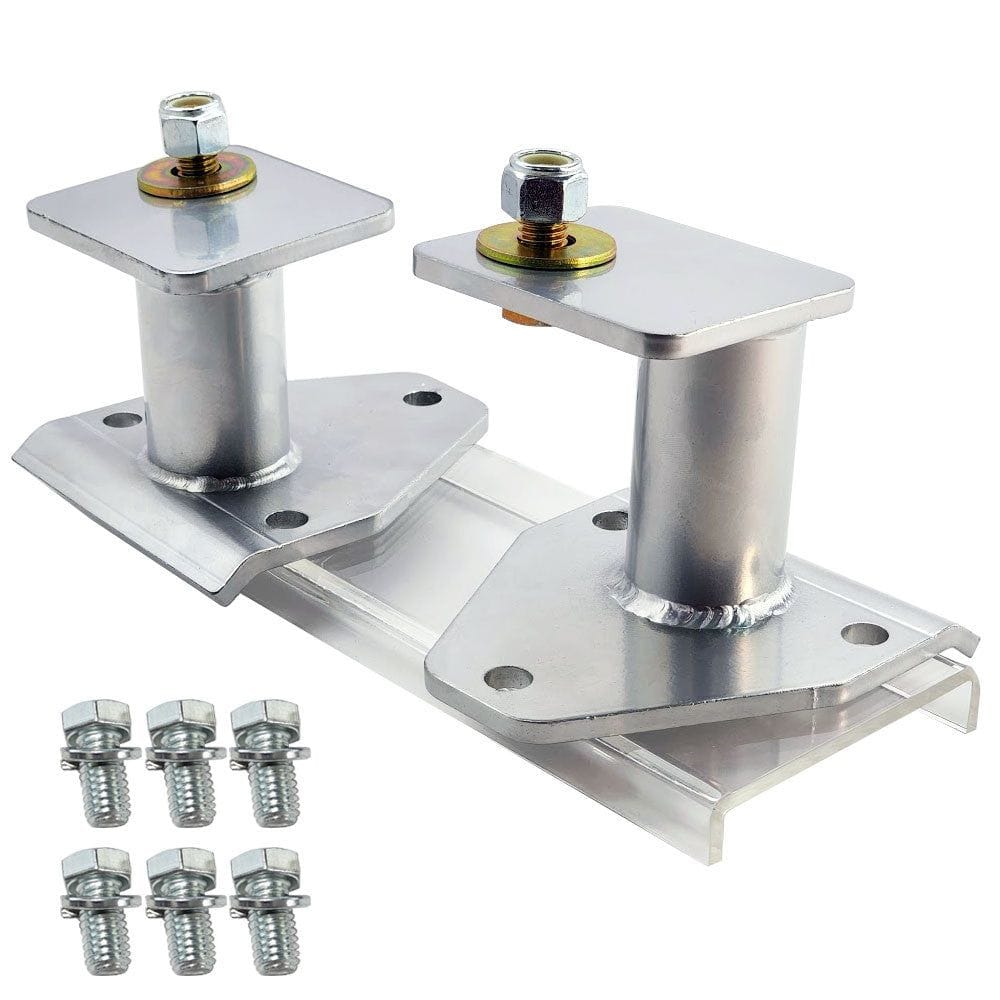 SBC to Fox Body Engine Swap Mount Adapter Plate Kit (fits 79-95 Mustang, Chevy Small Block) UPR