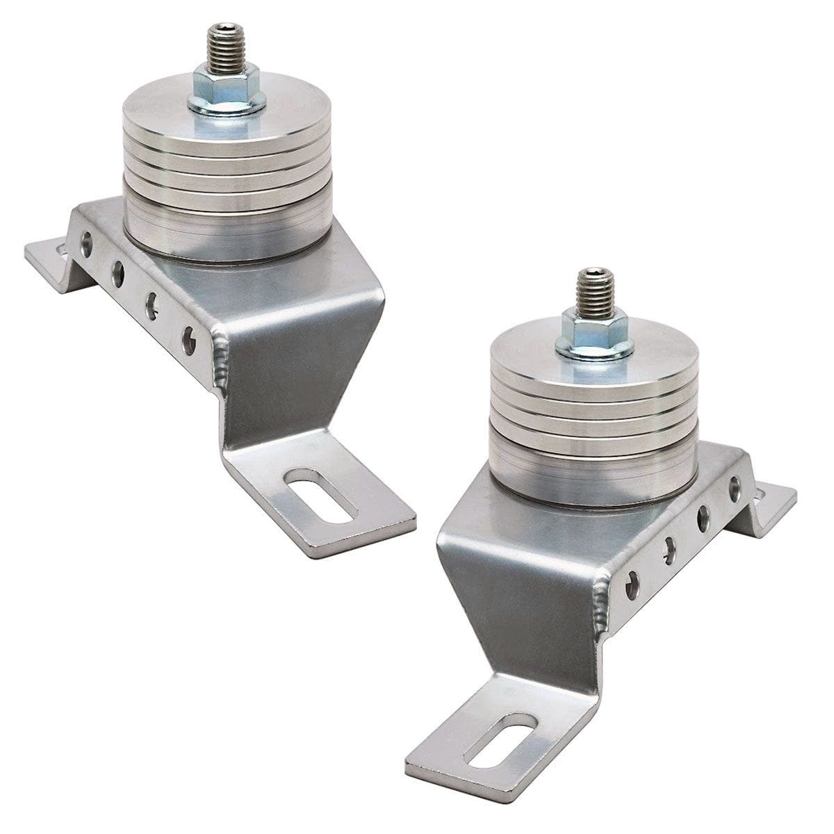UPR LS Swap Adapter Plates with Adjustable Urethane Motor Mounts (fits Mustang)