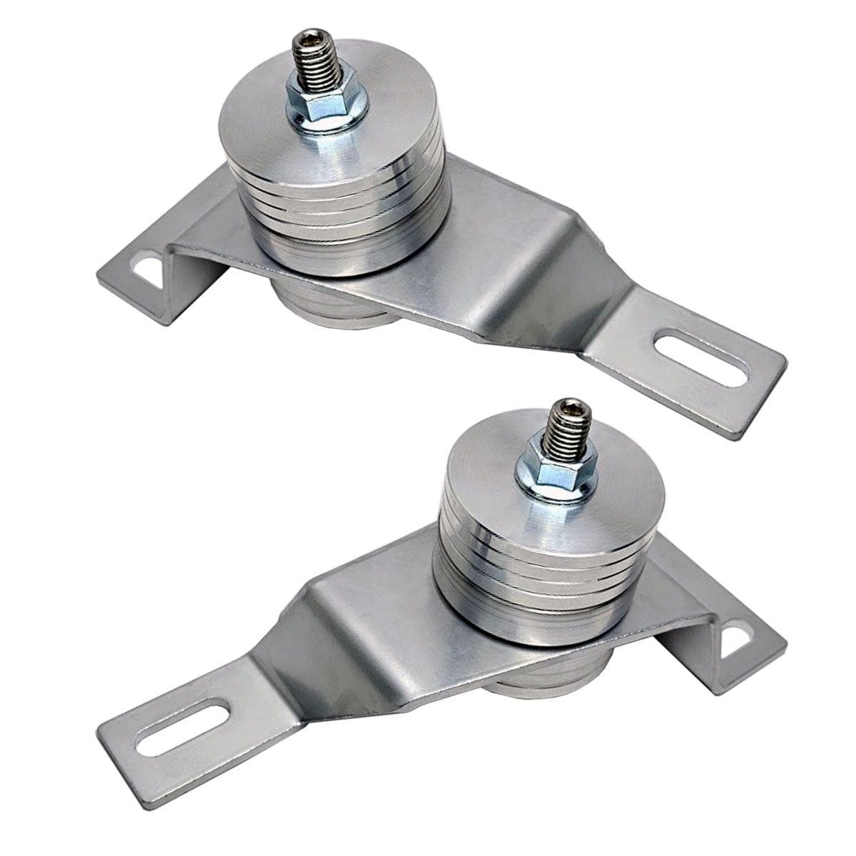UPR LS Swap Adapter Plates with Adjustable Urethane Motor Mounts (fits Mustang)