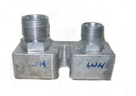 4.6L/5.4L A/C Compressor Manifold Block Fitting for Aftermarket A/C Lines