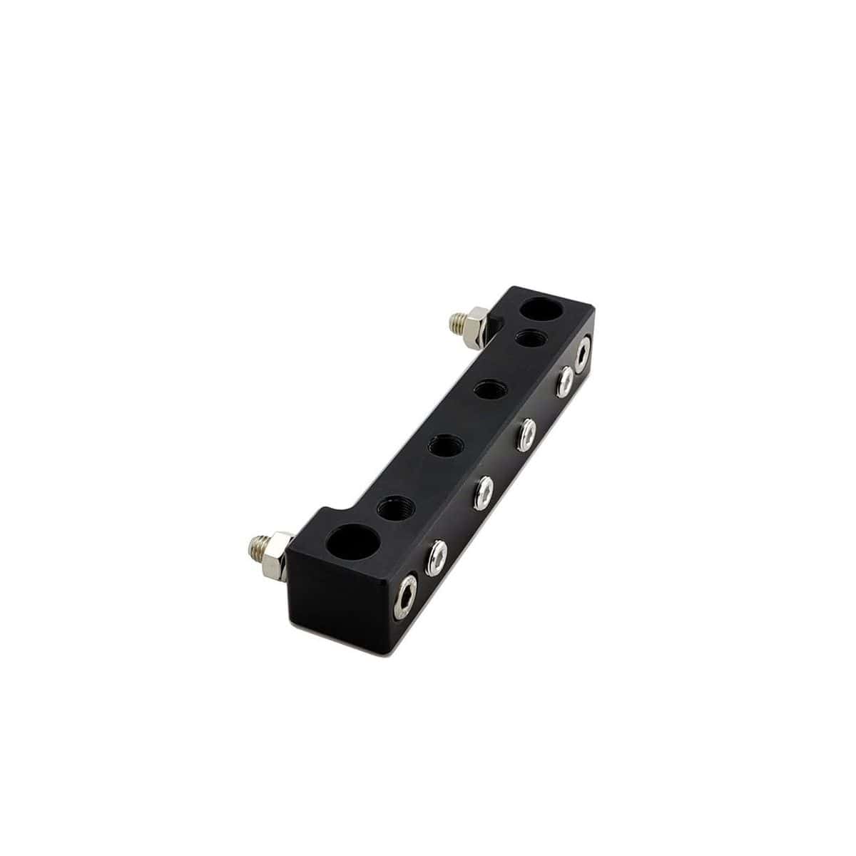 UPR 1/8 NPT Sensor Distribution Block Aluminum Black