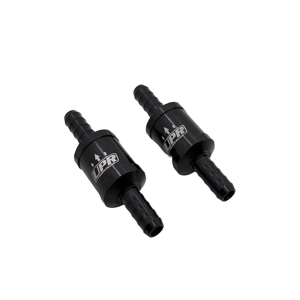 UPR Pro-Series™ 3/8 (11mm) Billet Check Valve - 0psi Cracking 0-100psi Operating Pressure 5044-01