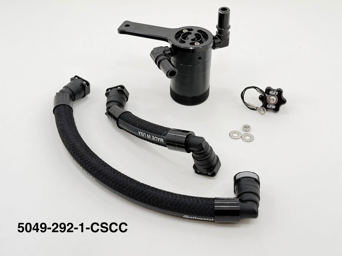 Plug N Play™ Oil Clean Side Catch Can (fits 2024 Mustang GT) UPR