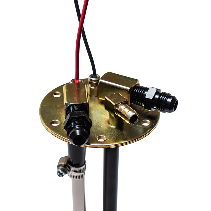 66-77 Bronco Fuel Tank for EFI Swaps w/340LPH Pump Kit  with Skid Plate!