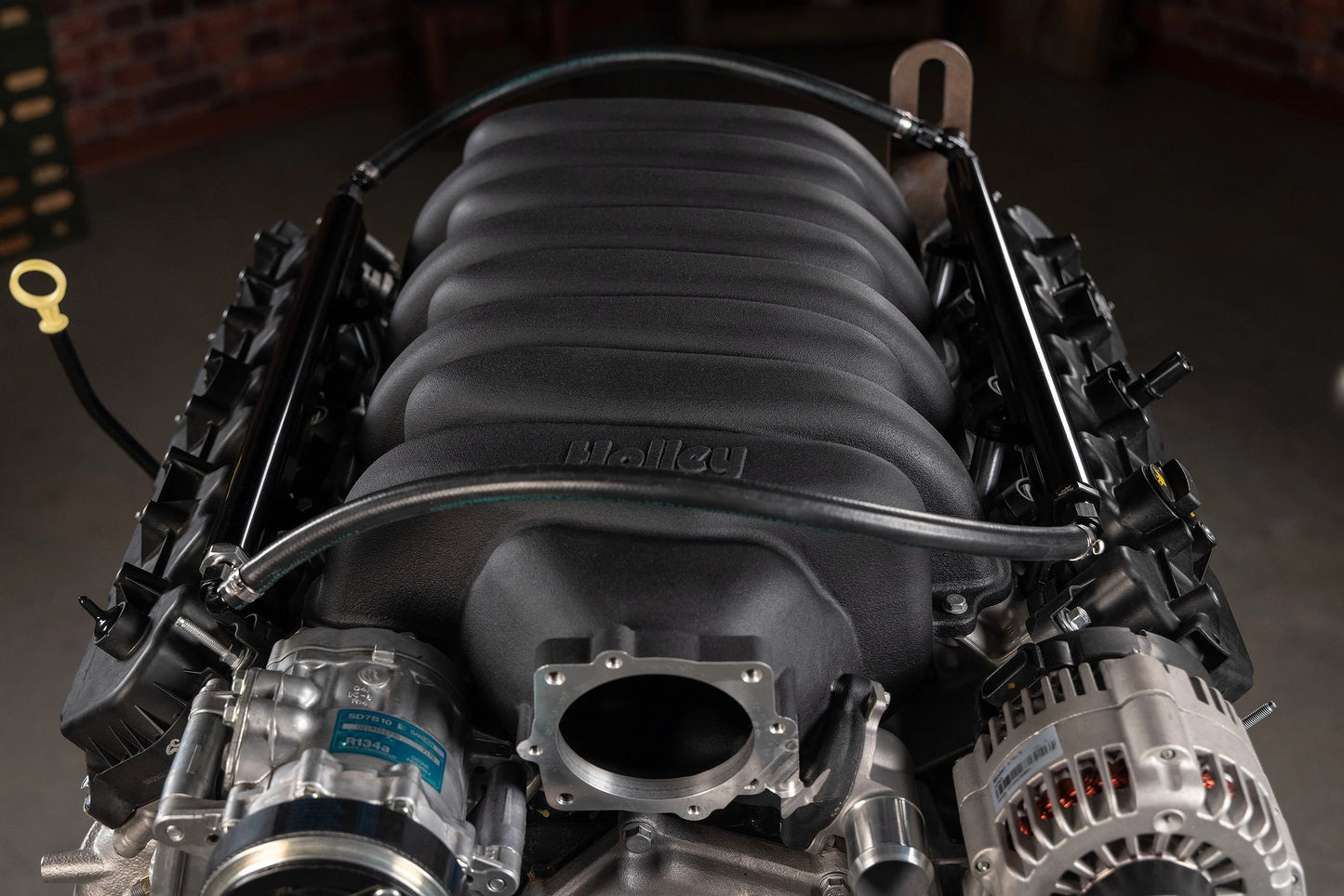 Holley Godzilla Low Profile Intake Manifold - Black