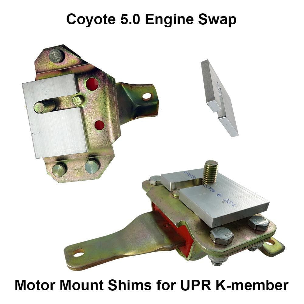 Billet Motor Mount Shim Plates (fits 79-04 Mustang) UPR