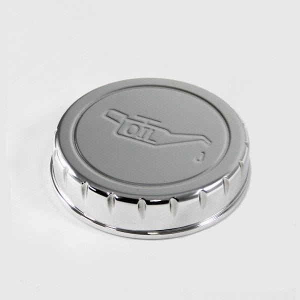 Billet Round Oil Cap Cover Oil Logo (fits 79-15 Ford Mustang) UPR
