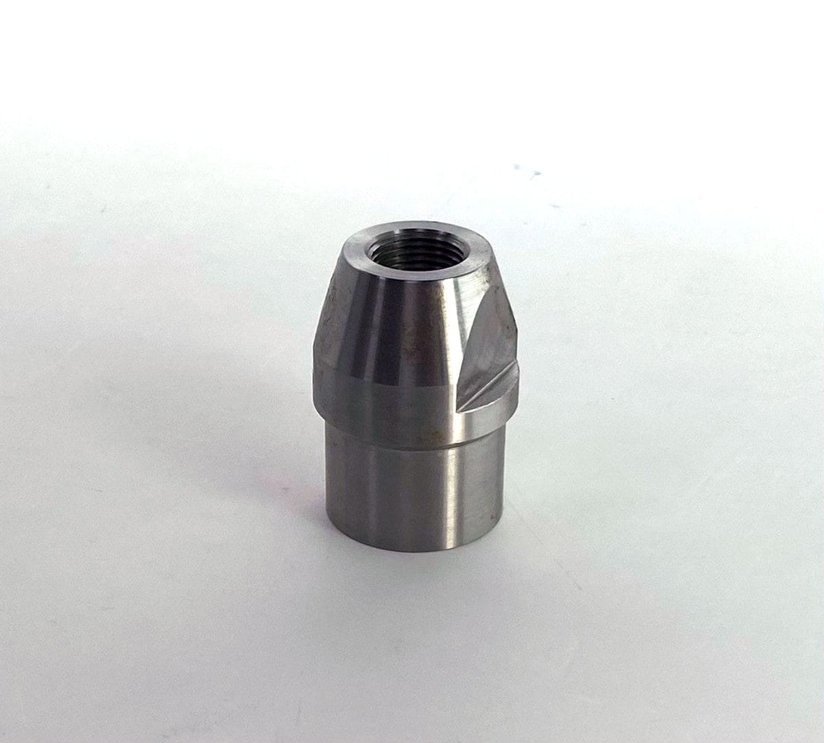Tube End Adapter Weld Bung 3/4-16 Left Hand for 1-5/8" x .083" Tubing
