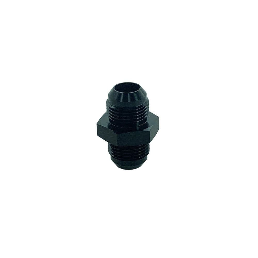 10AN Male to Male Flare Union Black