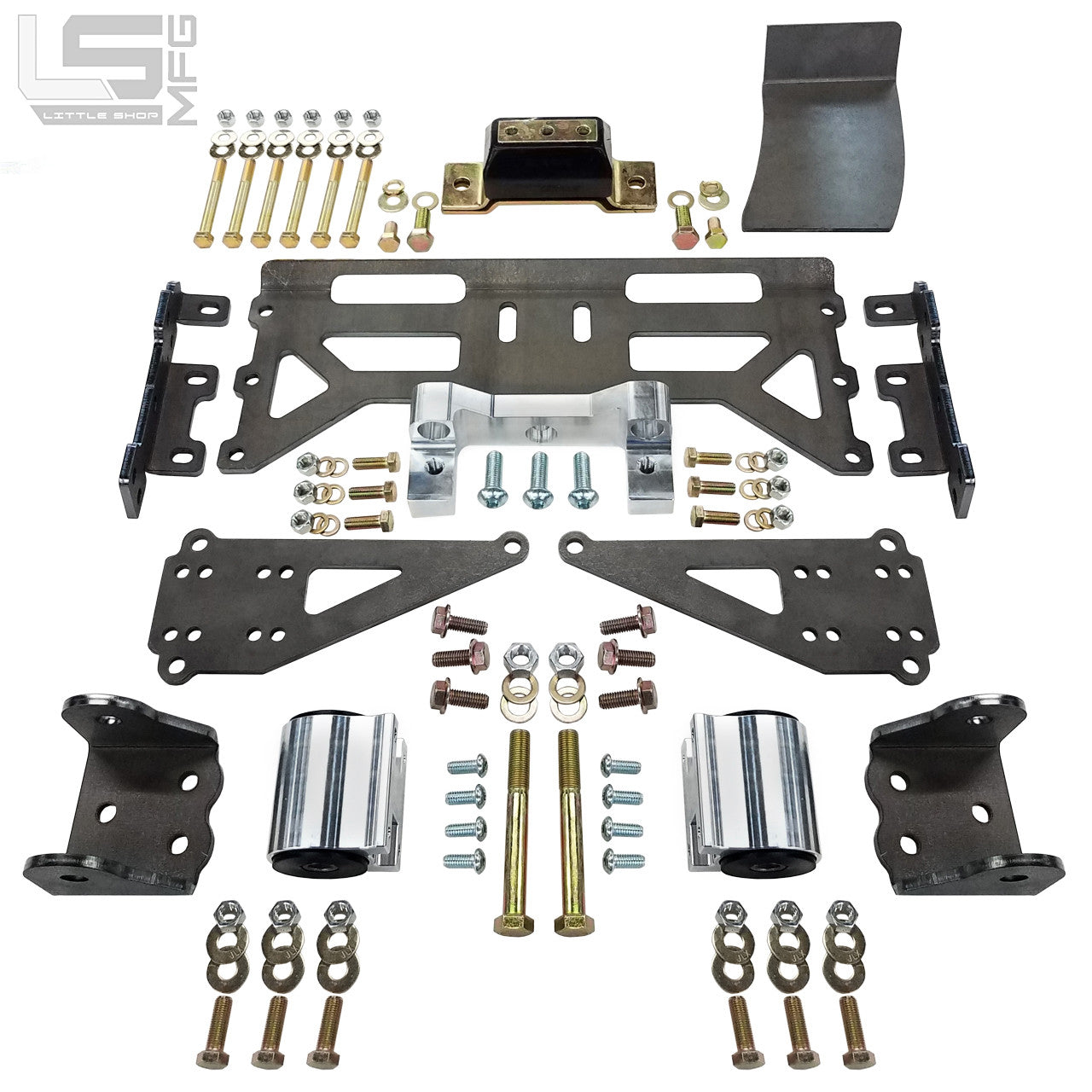 Little Shop Mfg Coyote Swap Continental Engine and Transmission Crossmember Kit 1961-1969