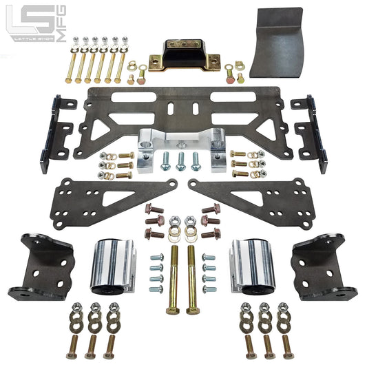 Little Shop Mfg Coyote Swap Continental Engine and Transmission Crossmember Kit 1961-1969