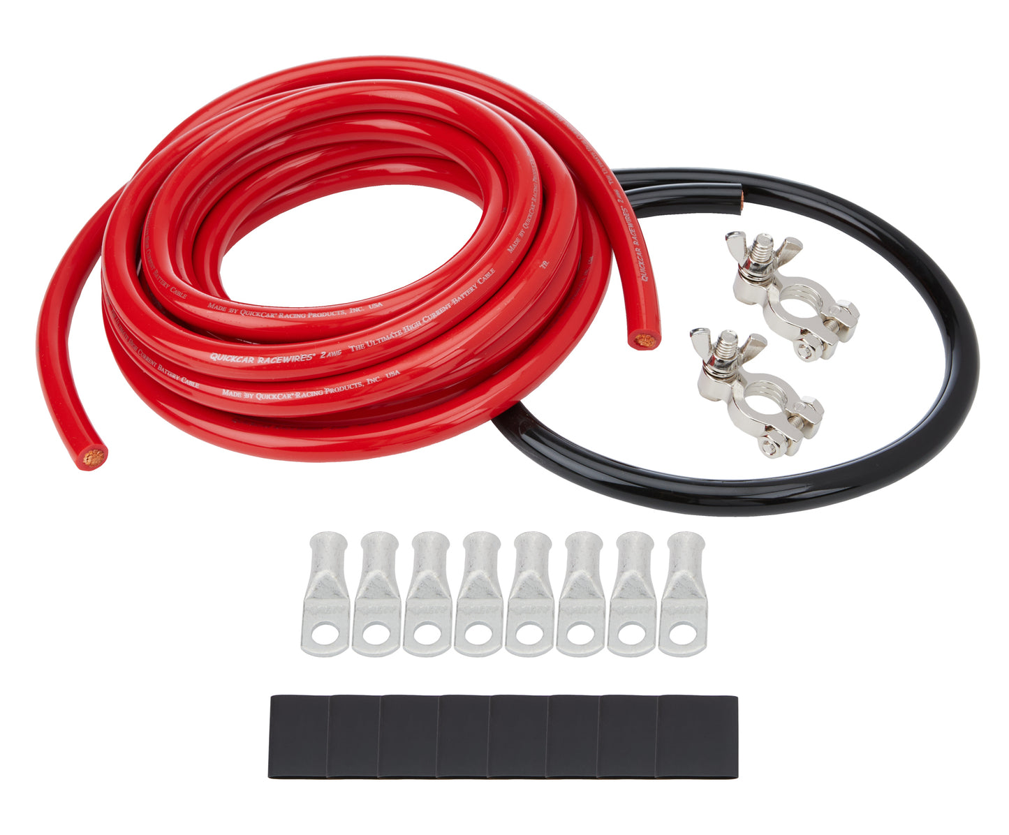 Battery Cable Kit - 2 Gauge Positive and Negative- 15 FT 2AWG