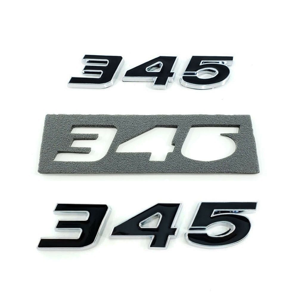 345 Emblem Pair (fits Mopar Hemi Charger Challenger) Badge