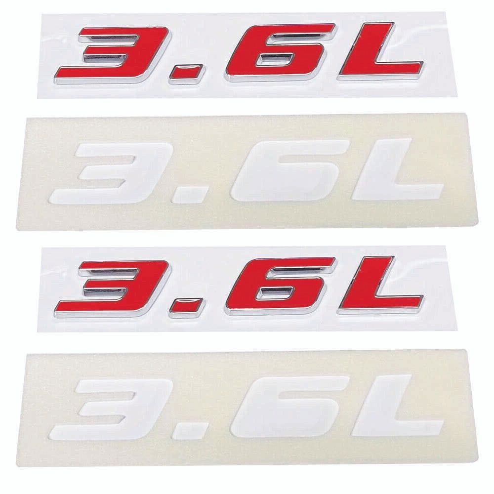 3.6L Emblem Pair (fits Mopar Hemi Charger Challenger) Badge