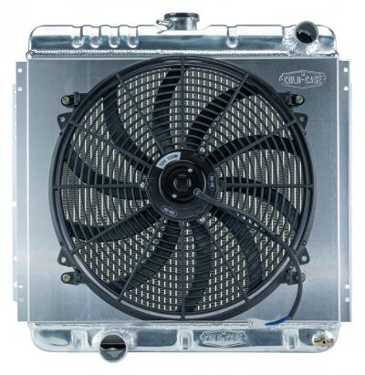 1967-1970 Mustang Radiator 20" Cold Case- With Fan and Shroud Combo