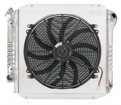 1966-1977 Bronco Cold Case Radiator with Fan and Shroud Kit